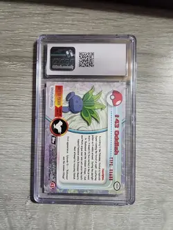 1999 Pokemon Oddish - Second Print - Silver Foil Topps CGC 9 PSA BGS TAG Slab - Image 2