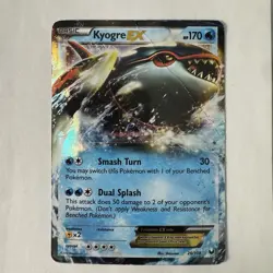 Pokemon Kyogre EX 26/108 Dark Explorers Ultra Rare Holo 170 HP Eng - Image 1