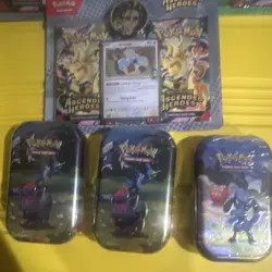 Pokemon TCG Ascended Heroes Sealed Blister Lot and tins - Image 5
