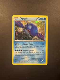 Kyogre 53/160 Primal Clash Cracked Ice Holo Rare Pokemon Card LP/VMP - Image 1