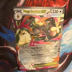 Mega Lopunny Ex 84/94 Phantasmal Flames Pokemon - Image 5