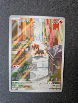Litleo Mega Evolution 139/132 Illustration Rare Pokemon TCG - Image 1