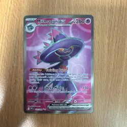 Mismagius ex 112/094 NM Pokemon TCG Full Art Pokemon Phantasmal Flames Textured - Image 1
