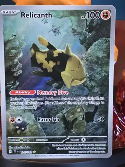 Pokemon TCG Relicanth 173/162 Scarlet & Violet Temporal Forces - Image 1