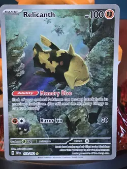 Pokemon TCG Relicanth 173/162 Scarlet & Violet Temporal Forces - Image 2