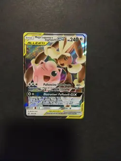 Pokemon - Mega Lopunny & Jigglypuff GX - Eclissi Cosmica 165/236 ITA - Near Mint - Image 1
