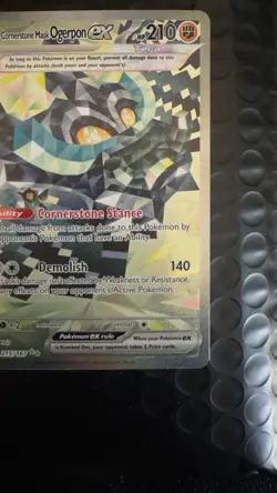 Pokemon Cornerstone Mask Ogerpon ex 215/167 SV06 Twilight Masquerade Holo - Image 3