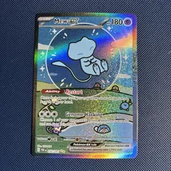 Pokemon TCG Paldean Fates Bubble Mew EX 232/091 Special Illustration Rare SIR - Image 1