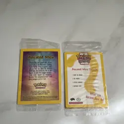 Pokemon TCG Wizards of the Coast Ancient Mew Promo Holo Sealed Lot of 2 - Image 2