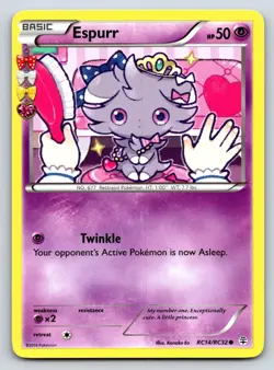 Espurr RC14/RC32 Common Generations Pokemon Near Mint - Image 1