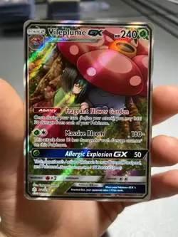 Pokemon TCG Cosmic Eclipse Vileplume GX Alternate Art/Full Art - 211/236 - NM - Image 2