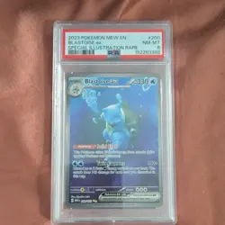The Pokemon Company Pokemon TCG SV 151 Blastoise ex 200/165 SIR Holo PSA 8 - Image 1