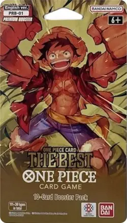 ONE PIECE CARD GAME: The Best Sealed Sleeved Pack Booster PRB01 - Image 1