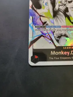 One Piece Monkey D. Luffy Leader ST21-001 Alt Art Parallel Gear 5 - Image 5