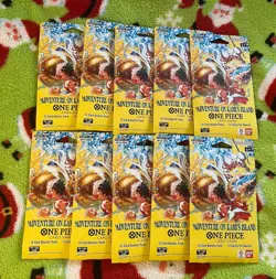 ONE PIECE OP15 Adventure on Kami's Island Sleeved Booster Pack Lot x 10 - Image 1