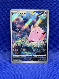 Clefairy 094/088 Illustration Rare IR Perfect Order Pokemon Card POR EN Holo - Image 1