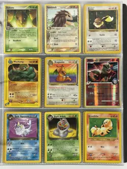 Pokemon Card Collection VTG Binder Holo E-Reader WOTC Dragonite Vaporeon Eevee - Image 1