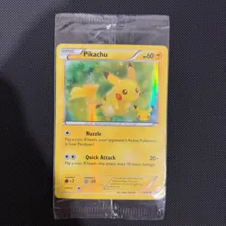 Pokemon Pikachu 20th anniversary SEALED Promo Card 26/83 XY Generations - Image 1