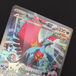 Pokemon TCG Card Roaring Moon ex 251/182 Paradox Rift Special Illustration - MP - Image 3