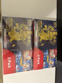 Pokemon Surging Sparks Elite Trainer Box + Booster Bundle, 2-pack ~ Lot of 2 - Image 1