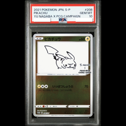 PSA 10 Pikachu 208/S-P YU NAGABA - Pokemon Card Japanese 2021 from JP - Image 1