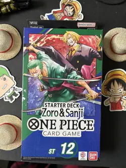 One Piece Card Game Zoro and Sanji Starter Deck ST-12 Sealed New - Image 1