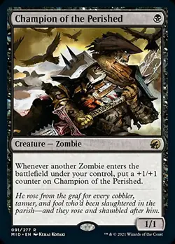 Champion of the Perished [Innistrad: Midnight Hunt] Magic MTG - Image 1