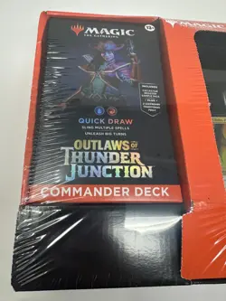 Magic ~ The Gathering Outlaws Thunder Junction Deluxe Commander Kit ~ Quick Draw - Image 3