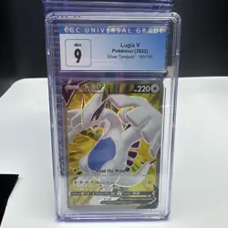 2022 Pokemon Silver Tempest 185/195 Lugia V CGC 9 - Image 1
