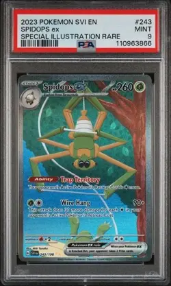 SPIDOPS EX #243 PSA 9 • 2023 Pokemon SV1 EN Special Illustration Rare Mint - Image 1