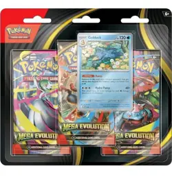 Pokemon TCG Mega Evolution Base Set 3-Pack Blister |Golduck |BRAND NEW SEALED - Image 1