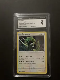 Rayquaza SWSH029 Cosmos Holo Black Star Promo Pokemon TCG CGC Mint 9 - Image 1
