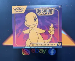 Scarlet & Violet Obsidian Flames Elite Trainer Box ETB Pokemon Sealed - Image 1