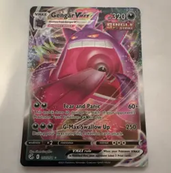 The Pokemon Company Gengar VMAX 157/264 SWSH08 Fusion Strike Holo UR Eng HP 320 - Image 1