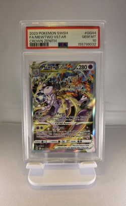 Pokemon 2023 Mewtwo VSTAR Crown Zenith Galarian Gallery GG44 PSA 10 Holo - Image 1