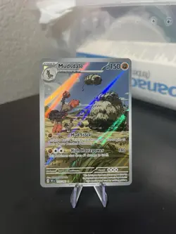 Pokemon TCG Mudsdale 175/162 SV05 Temporal Forces Illustration Rare Holo - Image 1