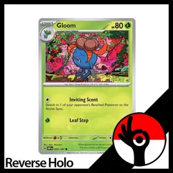 Pokemon TCG: Obsidian Flames - Reverse Holo - 002/197 - Gloom - Image 1