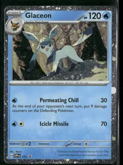 Glaceon (Cosmos Holo) 171 Holo Promo Scarlet & Violet Promo Pokemon Near Mint - Image 1