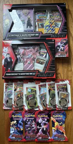 2025 Pokemon TCG Destined Rivals Sealed Lot Packs Cynthia Mewtwo Booster S&V - Image 1