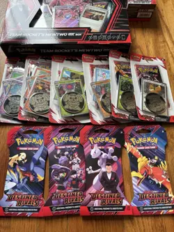 2025 Pokemon TCG Destined Rivals Sealed Lot Packs Cynthia Mewtwo Booster S&V - Image 2