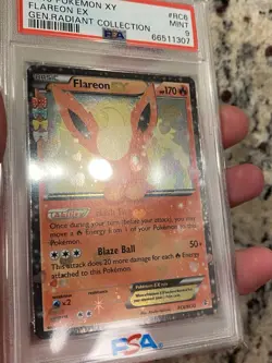 2016 POKEMON XY GENERATIONS RADIANT COLLECTION #RC6 FLAREON EX PSA 9 - Image 4