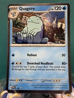 Pokemon TCG Quagsire SVP156 Black Star Promo Surging Sparks - Image 1