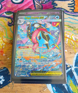 MEGA GRENINJA EX 116/086 SIR POKEMON CHAOS RISING & Mega Dragalge EX 65/108 - Image 1