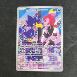 Pokemon Team Rocket's Murkrow Full Art Holo Dark 200/182 80 HP English - Image 1