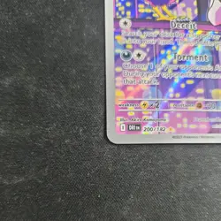 Pokemon Team Rocket's Murkrow Full Art Holo Dark 200/182 80 HP English - Image 5