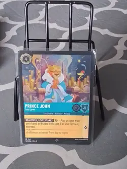 Disney Lorcana Prince John 147/204 Foil Super Rare Shimmering Skies - Image 1