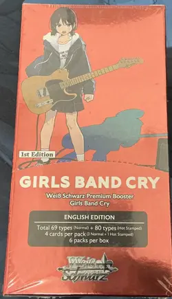 Weiss Schwarz: Girls Band Cry (English) Factory Sealed Premium Booster Box - Image 1