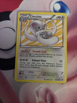 Pokemon Cinccino 105/113 Legendary Treasures Reverse Holo Uncommon Card English - Image 2