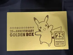 Golden Pokemon Sword & Shield 25th Anniversary Golden Box Card Game No Promos - Image 1
