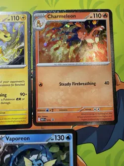 Pokemon Holo Promo 3-Card Lot Jolteon/Charmeleon/Vaporeon - Image 4